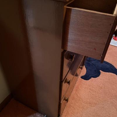 Brown painted dresser only