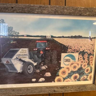 Cargill farming wall decor print in frame