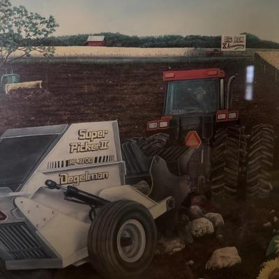 Cargill farming wall decor print in frame