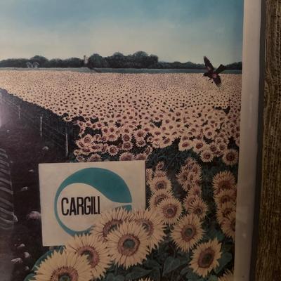 Cargill farming wall decor print in frame