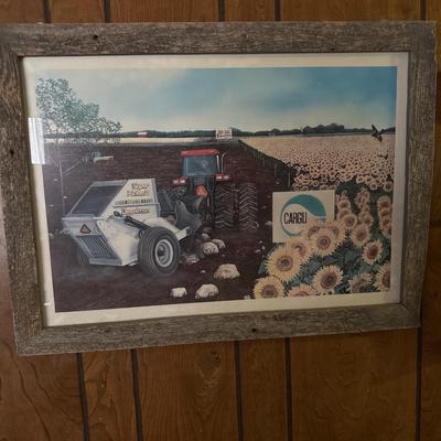 Cargill farming wall decor print in frame