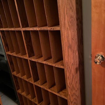 Slotted cabinet