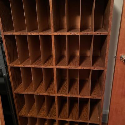 Slotted cabinet
