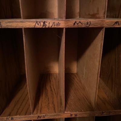 Slotted cabinet