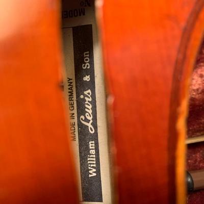 William Lewis & Son 100 4/4 Violin Made in Germany w/Case
