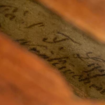 Early 1800s Antique Violin Carl F Lippold August Gemunder