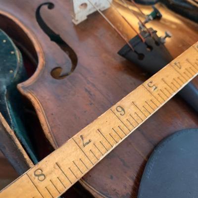 Early 1800s Antique Violin Carl F Lippold August Gemunder