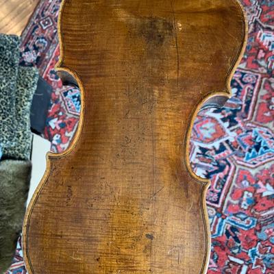 Early 1800s Antique Violin Carl F Lippold August Gemunder