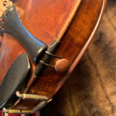 Early 1800s Antique Violin Carl F Lippold August Gemunder