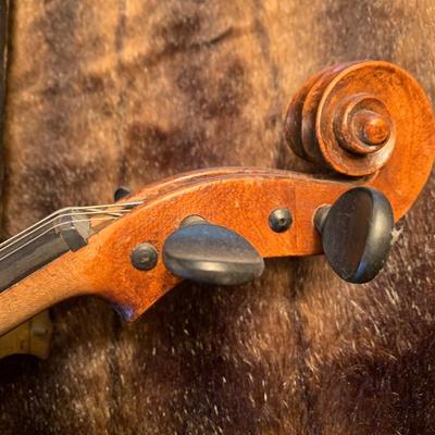 Early 1800s Antique Violin Carl F Lippold August Gemunder