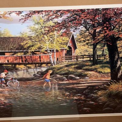 Ken Zylla framed & signed print