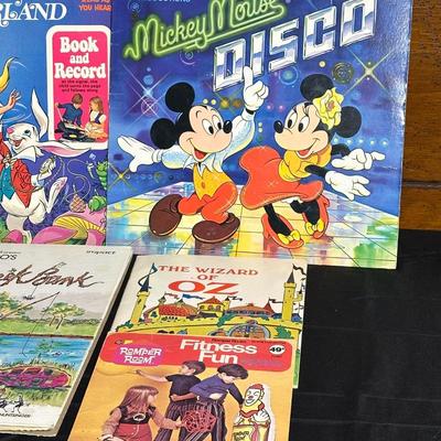 Vintage Kids Records including Alice in Wonderland