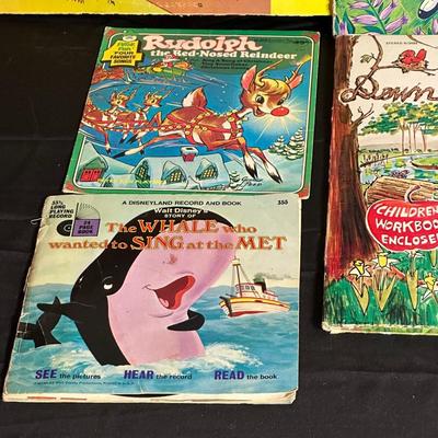 Vintage Kids Records including Alice in Wonderland