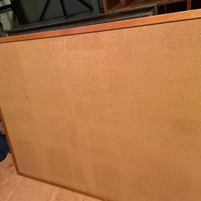 48” w x 36” t cork board