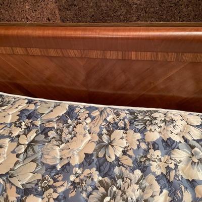 King Coil Queen mattress and vintage headboard