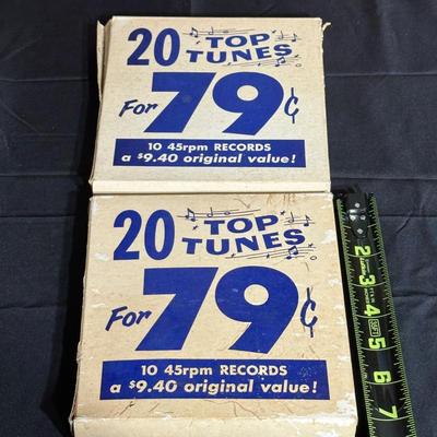Lot of Vintage “20 Top Tunes” Records