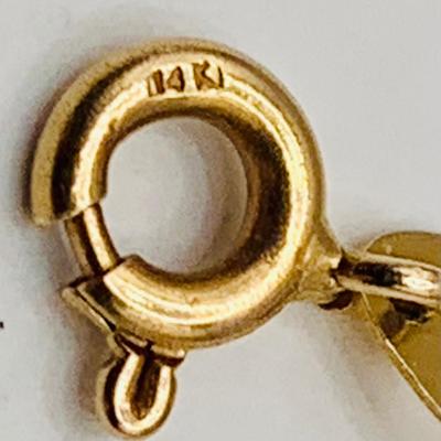 LOT 5: Gold (14K) Filigree and Beaded Bracelet - 3.87 gtw