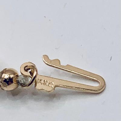 LOT 7: Vintage Rose Bead Bracelet with 14K Clasp