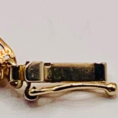 LOT 8: Semi-Precious Oval Faceted Gemstone and 14K Gold Bracelet - Blue Topaz, Amethyst, Garnet, Citrine, Peridot 7" Long 6.2 gtw