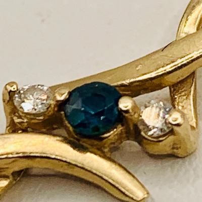 LOT 12: Sapphire and Diamond 14k Gold Bracelet -2.5 gtw