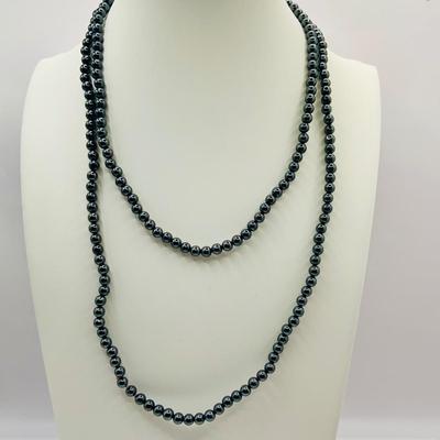 LOT 22: Collection of Deep Purple Beaded Necklaces, Purple Earrings, Pansy Pendant Necklace and More