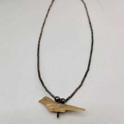 LOT:25: Natural Stone Beaded/Glass Necklaces, Pendant & Ring