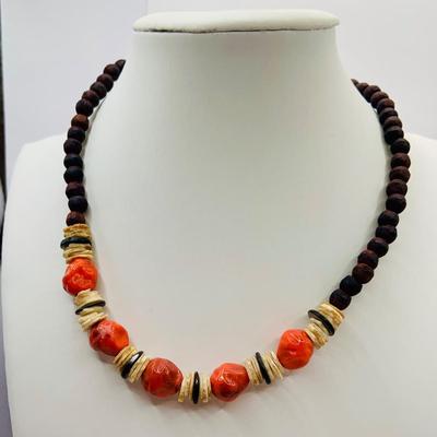 LOT:25: Natural Stone Beaded/Glass Necklaces, Pendant & Ring