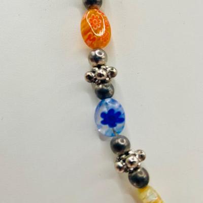 LOT:25: Natural Stone Beaded/Glass Necklaces, Pendant & Ring