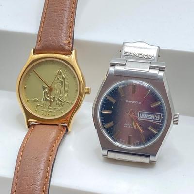 LOT 58J: Sandoz Swiss Calendar Watch and Identity Swiss Watch