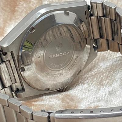 LOT 58J: Sandoz Swiss Calendar Watch and Identity Swiss Watch