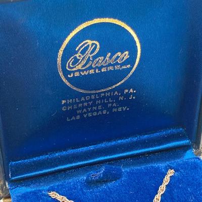 LOT 67J: Blue Topaz Pendant Necklace on Sterling Silver Rope Chain - 925, Tw 6.5g, 18"