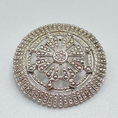 LOT 68J: Vintage Silver Tone and Sterling Jewelry Collection - Ledo and More