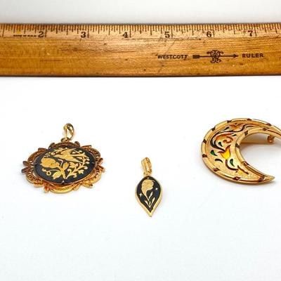 LOT 69J: Vintage Gold Tone Jewelry - Napier, Trifari and More