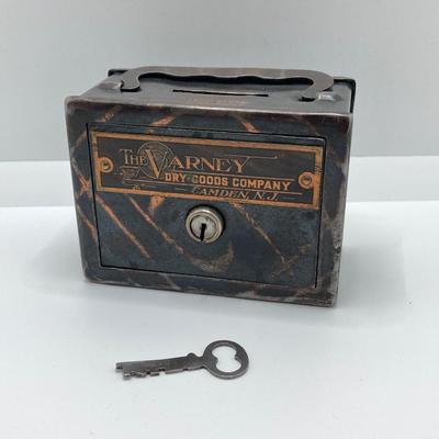 LOT 80J: Collection of Vintage Banks - The Varney Dry Goods Company, Fort Knox Safe Combination Bank and Peoples National Bank of New...
