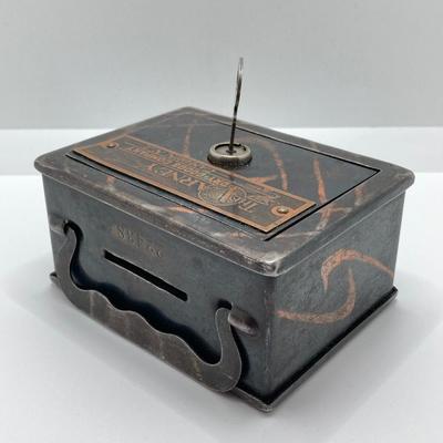 LOT 80J: Collection of Vintage Banks - The Varney Dry Goods Company, Fort Knox Safe Combination Bank and Peoples National Bank of New...