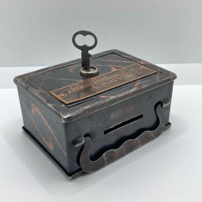 LOT 80J: Collection of Vintage Banks - The Varney Dry Goods Company, Fort Knox Safe Combination Bank and Peoples National Bank of New...