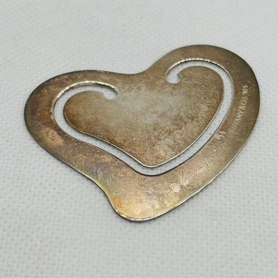 LOT 86: Tiffany Collection: 2001 Hand Hammered 925 Trinket/Pill Boll 22.3g Tw & Engraved Bookmarked 7g Tw