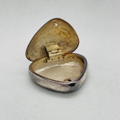 LOT 86: Tiffany Collection: 2001 Hand Hammered 925 Trinket/Pill Boll 22.3g Tw & Engraved Bookmarked 7g Tw