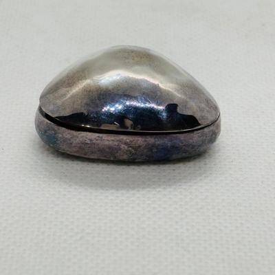 LOT 86: Tiffany Collection: 2001 Hand Hammered 925 Trinket/Pill Boll 22.3g Tw & Engraved Bookmarked 7g Tw