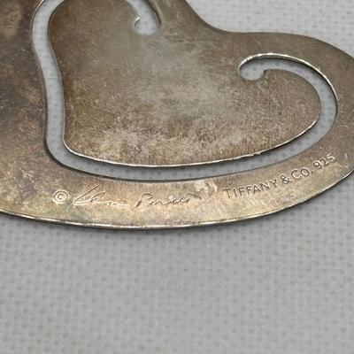 LOT 86: Tiffany Collection: 2001 Hand Hammered 925 Trinket/Pill Boll 22.3g Tw & Engraved Bookmarked 7g Tw