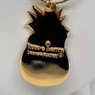 LOT 87: Reed & Barton Damascene Jewelry Collection, 24K Gold Electroplate