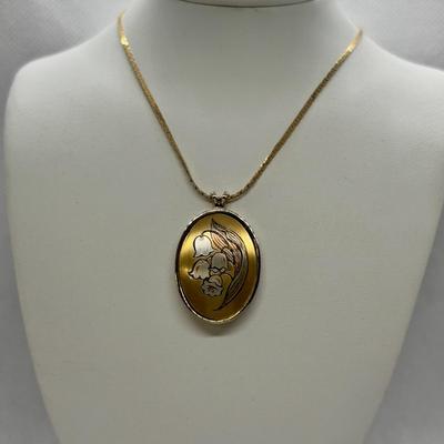 LOT 87: Reed & Barton Damascene Jewelry Collection, 24K Gold Electroplate