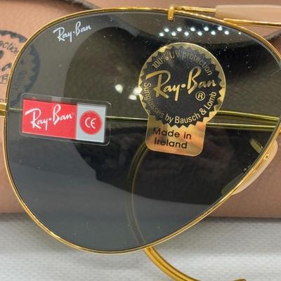 LOT 88: NIB Classic Ray Ban Outdoorsman II Arista Sunglasses