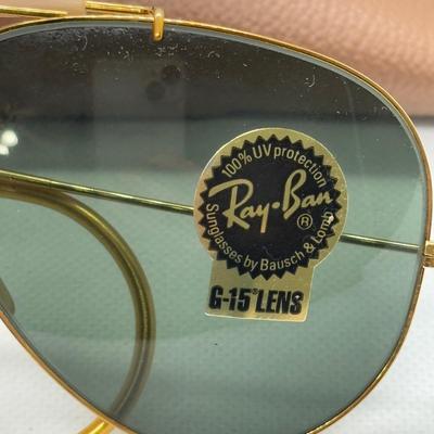 LOT 88: NIB Classic Ray Ban Outdoorsman II Arista Sunglasses