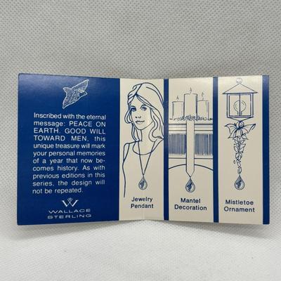 LOT 95: Wallace Smith 1977 Sterling Medallion (24")