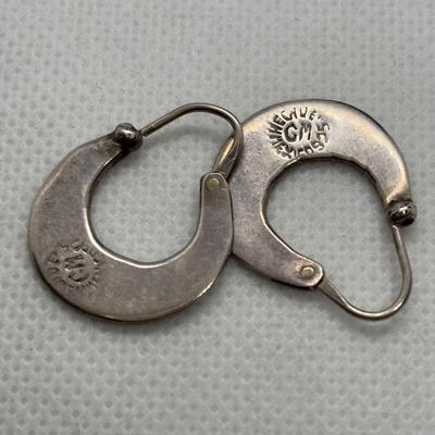LOT 98: Sterling Silver Earring Collection: A. Cadmen, Hecho & 925