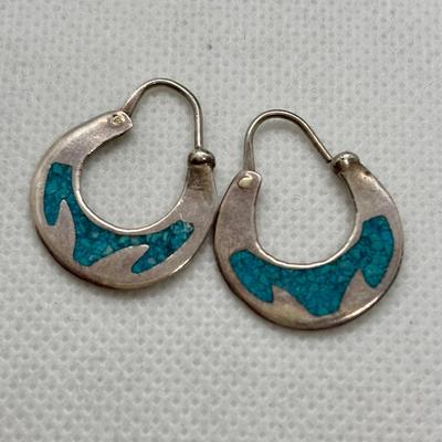 LOT 98: Sterling Silver Earring Collection: A. Cadmen, Hecho & 925