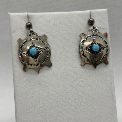 LOT 98: Sterling Silver Earring Collection: A. Cadmen, Hecho & 925