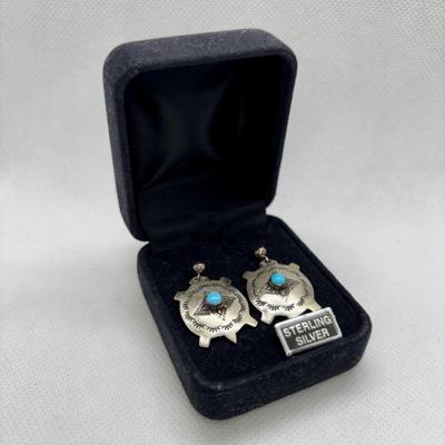 LOT 98: Sterling Silver Earring Collection: A. Cadmen, Hecho & 925