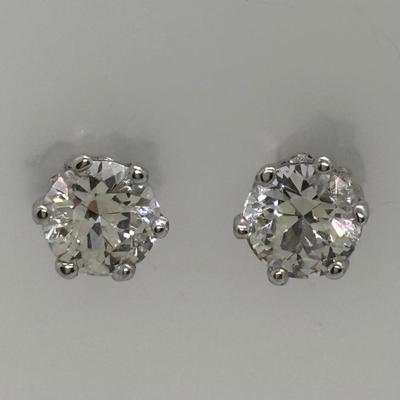 LOT 272: Stunning Winterhur Musuem (925) Peridot Earrings, Rhinestone Crystal Post Earrings & Oval Peridot Earrings (925)